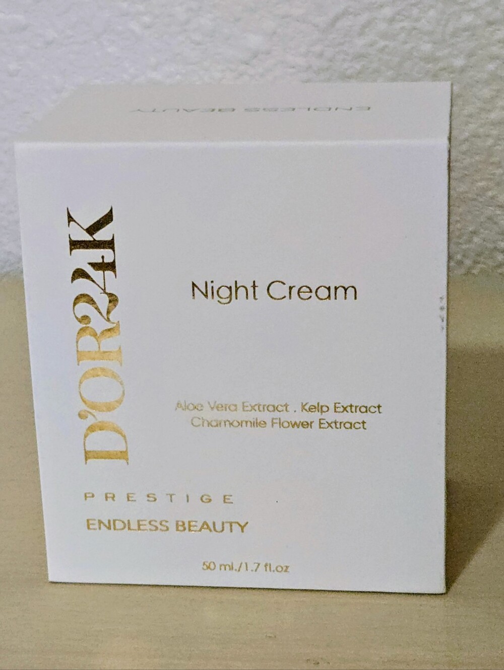 New in Box! D’orK24 Prestige Night Cream - Gold-infused Moisturizer - 50 ml